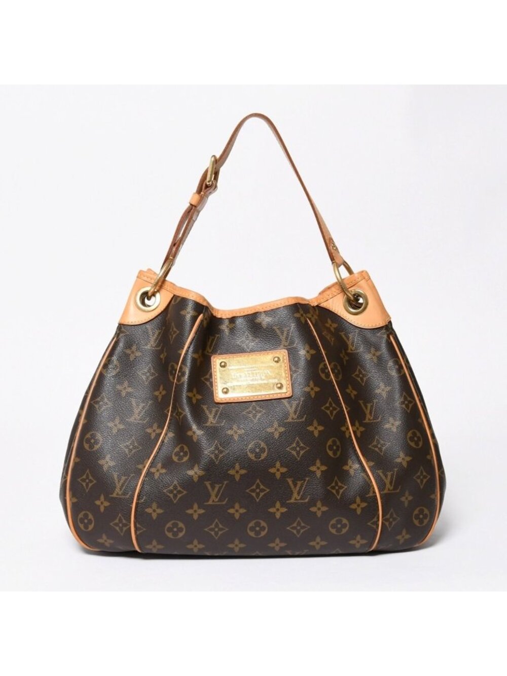 Louis Vuitton Galleria PM Monogram Handbag White Leather